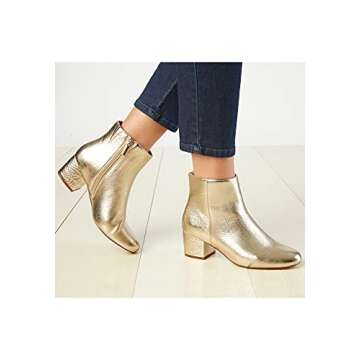 Comfortview Women's Wide Width The Sidney Bootie - 12 W, Silver