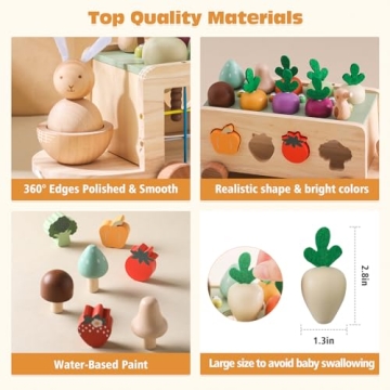 OESSUF Montessori Educational Wooden Toys for Kids