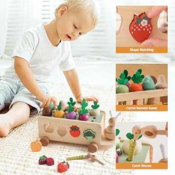 OESSUF Montessori Educational Wooden Toys for Kids