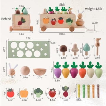 OESSUF Montessori Educational Wooden Toys for Kids