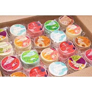 AMORANTO SNACKS - Amaranth Wafers Pack Mix - Mexican Healthy Snack Vegan Sugar Free and Low Calorie Obleas. (12 Pack)