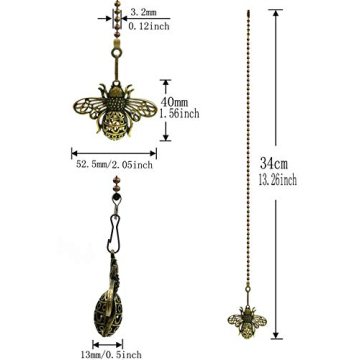 Hyamass Vintage Queen Bee Pendant Ceiling Fan Pulls