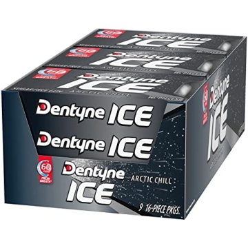 Dentyne Ice Arctic Chill Gum - Sugar Free Refreshing Packs