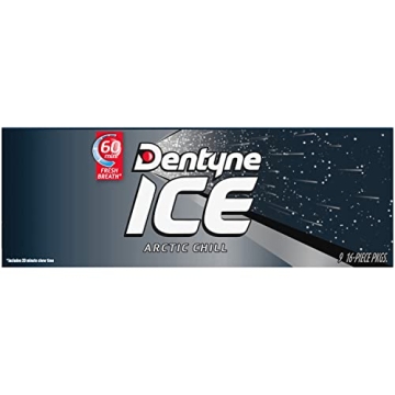 Dentyne Ice Arctic Chill Gum - Sugar Free Refreshing Packs