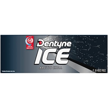 Dentyne Ice Arctic Chill Gum - Sugar Free Refreshing Packs