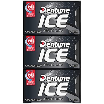 Dentyne Ice Arctic Chill Gum - Sugar Free Refreshing Packs
