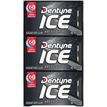 Dentyne Ice Arctic Chill Gum - Sugar Free Refreshing Packs