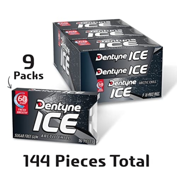 Dentyne Ice Arctic Chill Gum - Sugar Free Refreshing Packs