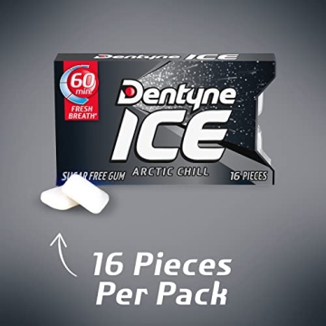 Dentyne Ice Arctic Chill Gum - Sugar Free Refreshing Packs