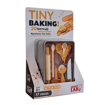 SmartLab Toys Tiny Baking Set - 20 Delicious Recipes with Fun Science and Tools!