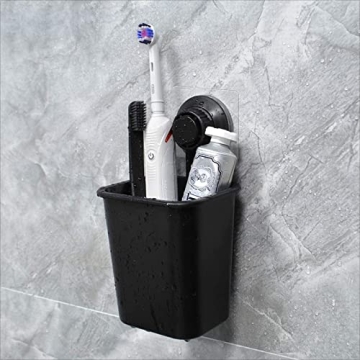 Linkidea Toothbrush Holder Self Adhesive Wall Mounted