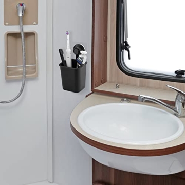 Linkidea Toothbrush Holder Self Adhesive Wall Mounted