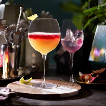 Elegant Libbey Balloon Wine Glasses Set of 4, 24 Oz