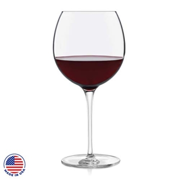 Elegant Libbey Balloon Wine Glasses Set of 4, 24 Oz