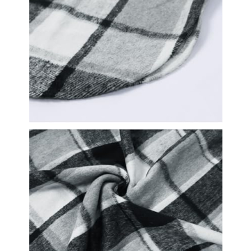 Stylish PUWEI Women's Tartan Shacket for Every Occasion