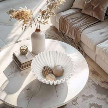 Stylish YMXYJM Large Decorative Resin Bowl for Home Use