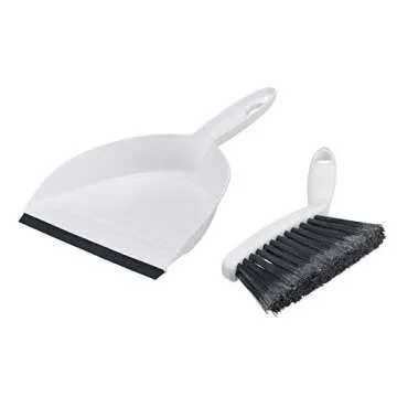 Compact Mini Brush and Dustpan Set for Quick Cleans