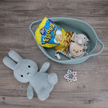 Small Cotton Rope Baby Gifts Basket for Storage