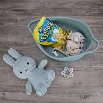 Small Cotton Rope Baby Gifts Basket for Storage