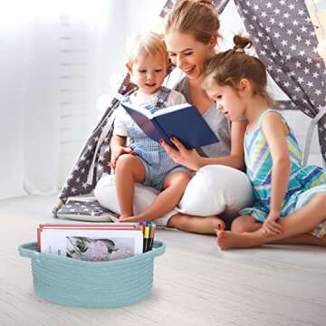Small Cotton Rope Baby Gifts Basket for Storage