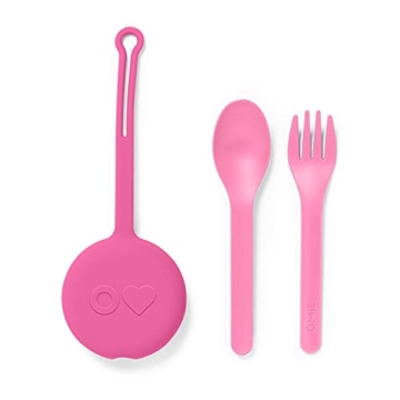 Omie OmieBox Kids Utensils Set - Fun, Safe Dining Tools for Kids!