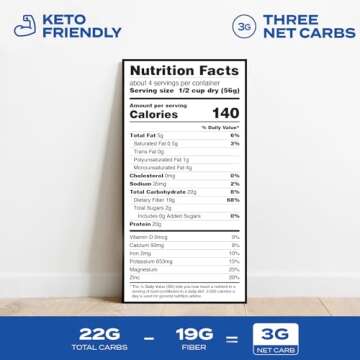 Aviate Keto Pasta Elbows - Low Carb, High Protein, Gluten-Free, Plant Based