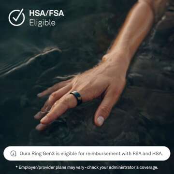 Oura Ring Gen3 Horizon - Stylish Sleep and Fitness Tracker