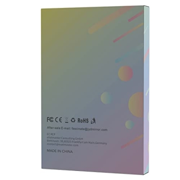 Compact FUNTOUCH Travel Makeup Mirror with Bright LEDs