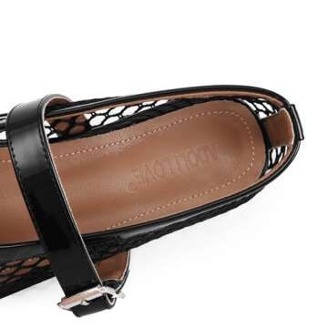 Adolilove Women's Stylish Mesh Ballet Flats - Comfort and Elegance
