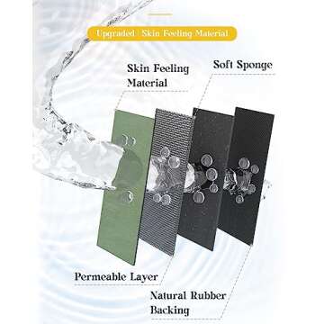 MontVoo -Bath Mat Rug-Rubber Backing Non Slip Quick Dry Absorbent Thin Bathroom Rugs Fit Under Door-Faux Suede Surface Bathroom Floor Mats-Shower Rug for in Front of Bathtub Shower Sage Green 17"x59"