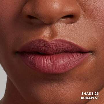 NYX PROFESSIONAL MAKEUP Soft Matte Lip Cream, Lightweight Liquid Lipstick - Budapest (Deep Mauve With Red Undertone)