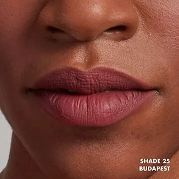 NYX PROFESSIONAL MAKEUP Soft Matte Lip Cream, Lightweight Liquid Lipstick - Budapest (Deep Mauve With Red Undertone)