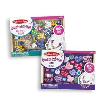 Melissa & Doug Sweet Hearts Bead Set for Kids Crafting Fun