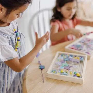 Melissa & Doug Sweet Hearts Bead Set for Kids Crafting Fun