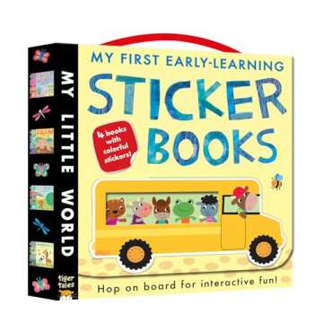 My First Early-Learning Sticker Books Set for Kids - Fun & Creative