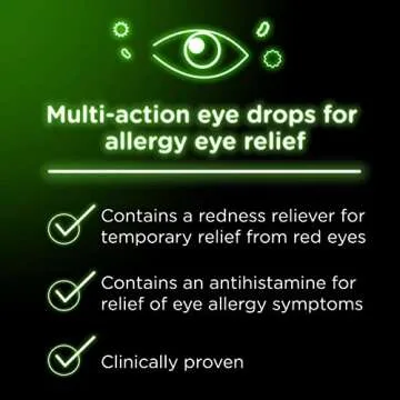 Visine Allergy Eye Relief Eye Drops for Itchy Red Eyes 0.5 fl. oz