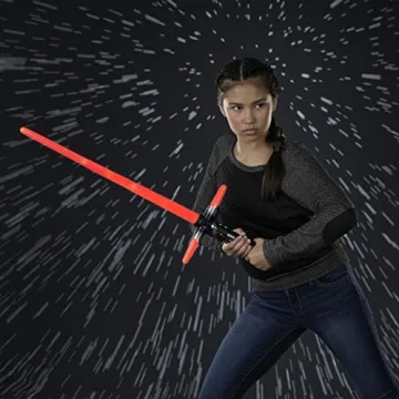 Kylo Ren Electronic Lightsaber with Sounds and Training Videos