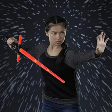 Kylo Ren Electronic Lightsaber with Sounds and Training Videos
