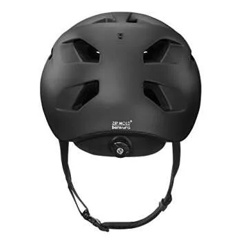 Bern Allston Adult Bike Helmet - Low Profile Comfortable Ventilated Urban Commuter Urban Cycling Helmet for Bicycle, Safety Certified for Men & Women(Matte Black, Large)