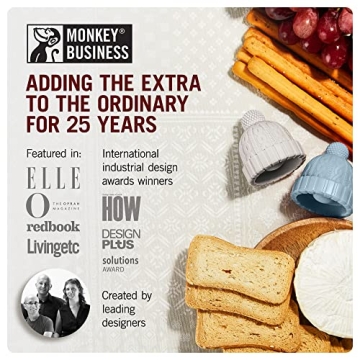 Monkey Business Beanie Wine Stopper - Fun and Cute Wine Accessory