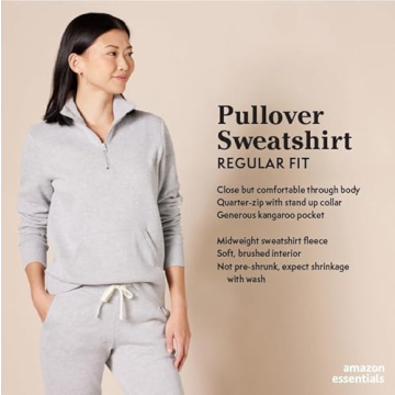 Cozy Women's Fleece Quarter-Zip Pullover for Colder Days