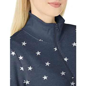 Cozy Women's Fleece Quarter-Zip Pullover for Colder Days