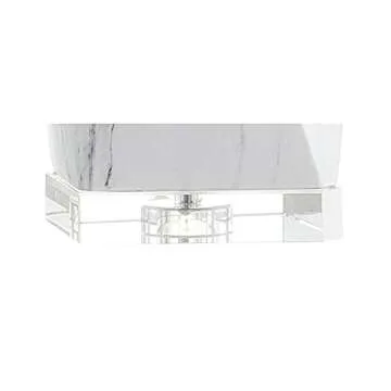 Stylish JONATHAN Y Ceramic Marble LED Table Lamp