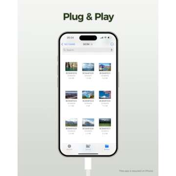 USB-C SD Card Reader for iPhone 15 16 Pro Max/iPad/Mac/MacBook, 2-in-1 Digital Camera Memory Card Ad...