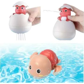Fun Bath Toys for Toddlers and Babies - Shower & Squirting