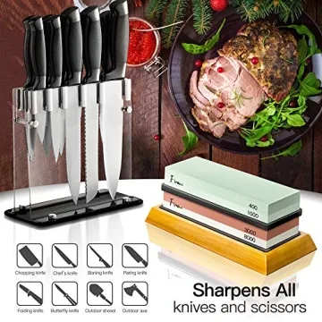 Finew Professional Knife Sharpening Stone Kit for All Levels
