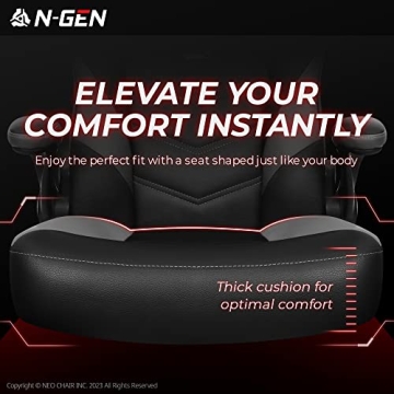N-GEN Ergonomic Video Gaming Chair with Lumbar Support