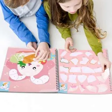 90shine Easter Sticker Books for Kids 4-8 - Creative Fun