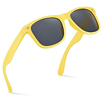 Retro Rewind Classic Polarized Sunglasses - Versatile Colors & Styles