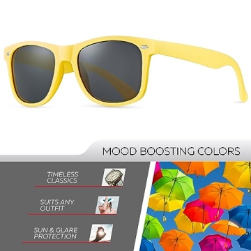 Retro Rewind Polarized Sunglasses - Stylish UV400 Protection